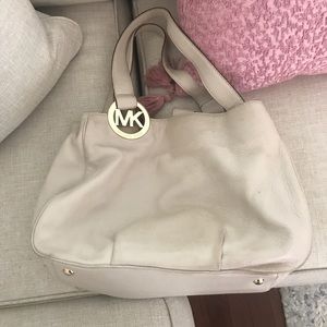 Michael Kors White Purse